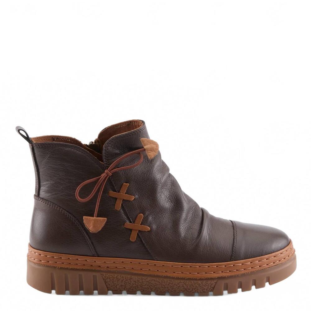 NEW SPRING FOOTWEAR women's vandis ankle boots in dark brown